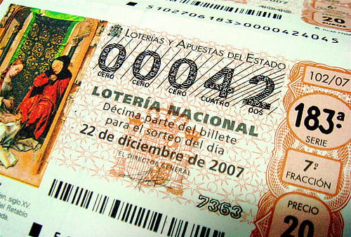 Spanish Christmas Lottery Tickets